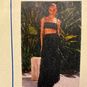 Chic Black Maxi Skirt